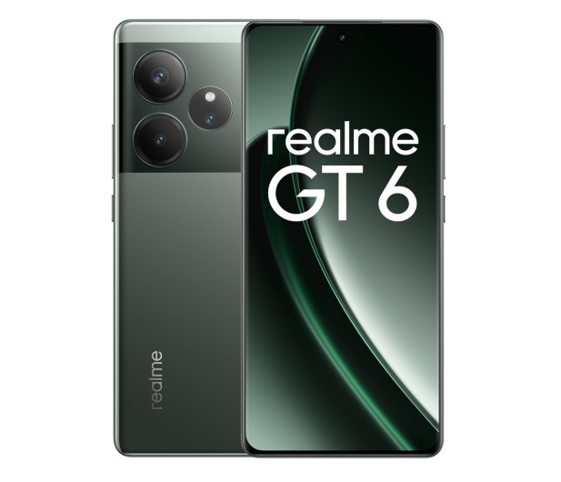 realme GT6 12/256GB LYT-808 Sensor OIS 120W Razor Green - 1258512 - zdjęcie
